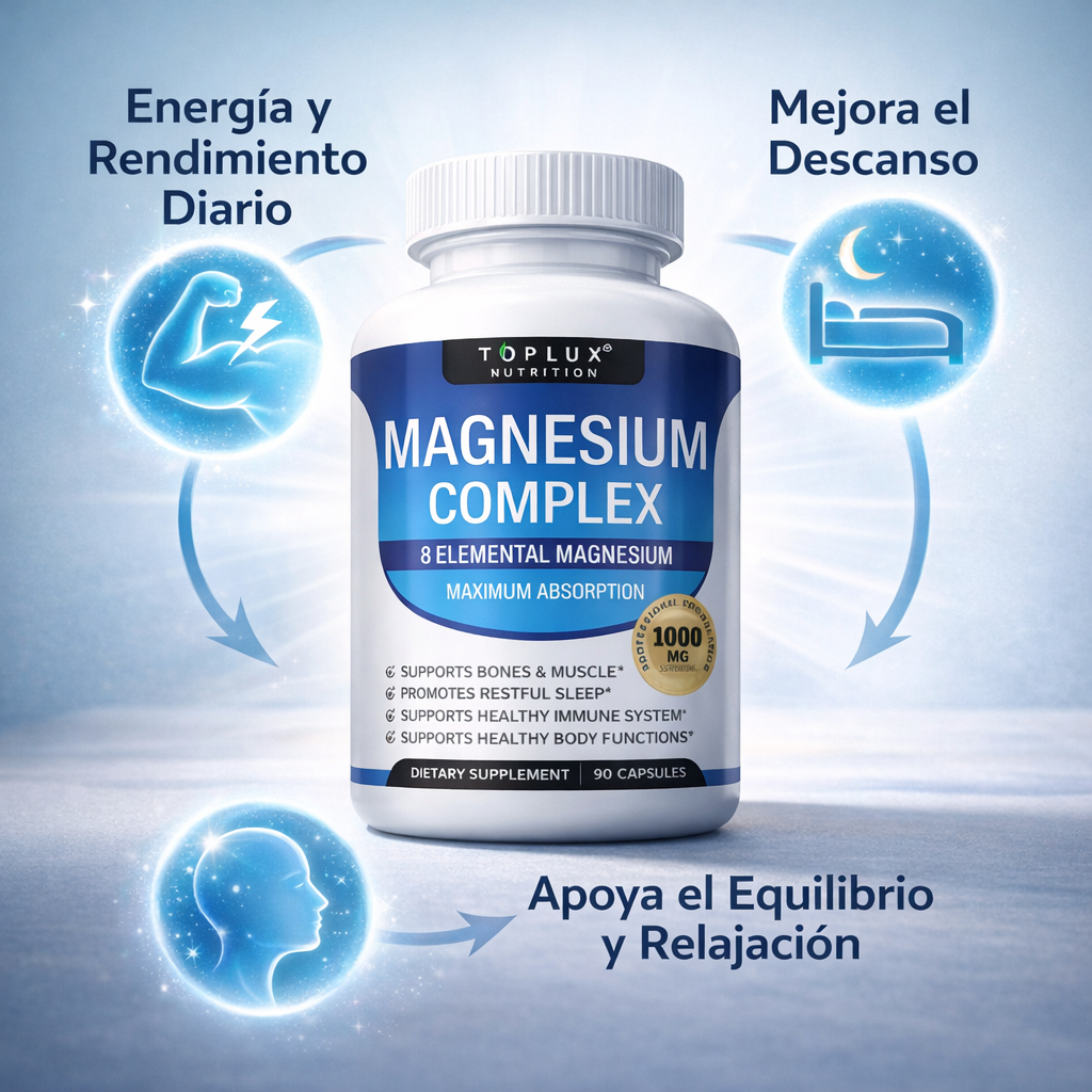 Magnesium Complex: Mas energia y Mejor Beneficio Diario